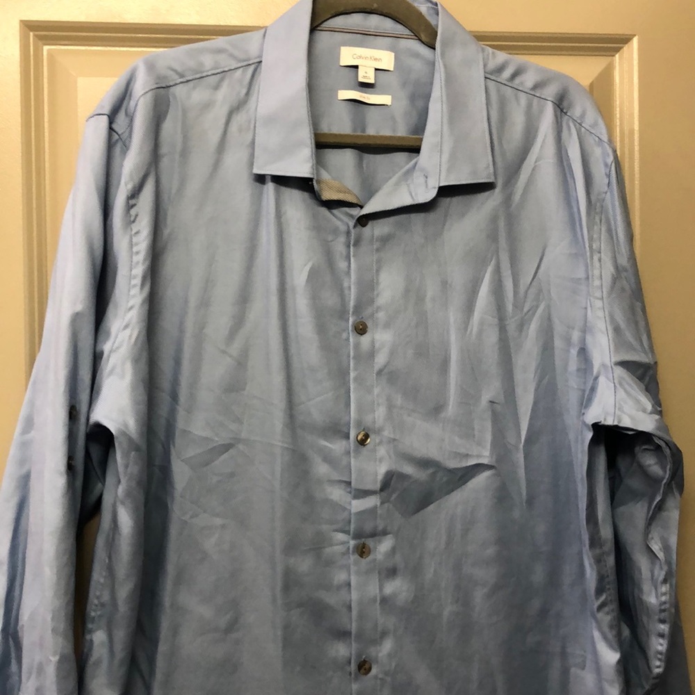 Mens Calvin Klein Button-Up